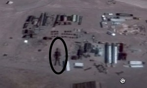 Giant Alien Robots Being Tested at Area 51, Uncovered on Google Earth