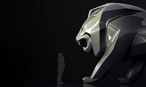 Giant Peugeot Lion to Scare People Away at the 2018 Geneva Motor Show