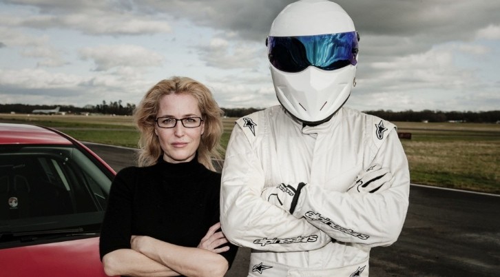 Gillian Anderson and The Stig