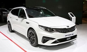 #GIMS2018 Live: Kia Shows Off The Optima SW Facelift And Rio GT-Line