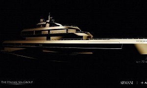 Giorgio Armani and Admiral Are Building a New Megayacht, and It’s Golden
