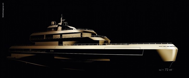 New megayacht project sees Giorgio Armani team up with Admiral Yachts