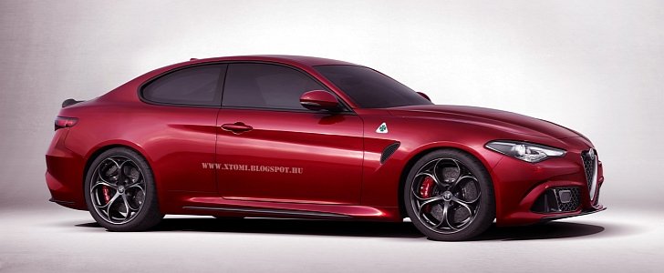 Alfa Romeo Giulia Sprint (Coupe) rendering by X-Tomi Design