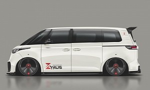 Give Your VW ID. Buzz a Sporty and Drop-Down Look With the Zyrus Carbon Fiber Kit