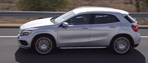 GLA 45 AMG Gets More Exterior And Interior Footage