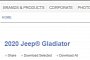 Gladiator Shows Up On FCA Media Website As Name Of New Jeep Pickup Truck