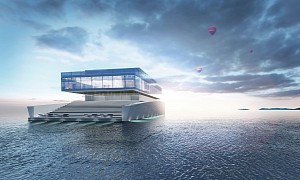 “Glass” Envisions Superyacht City at Sea With Stores, Spas, Nightclubs and Cafes
