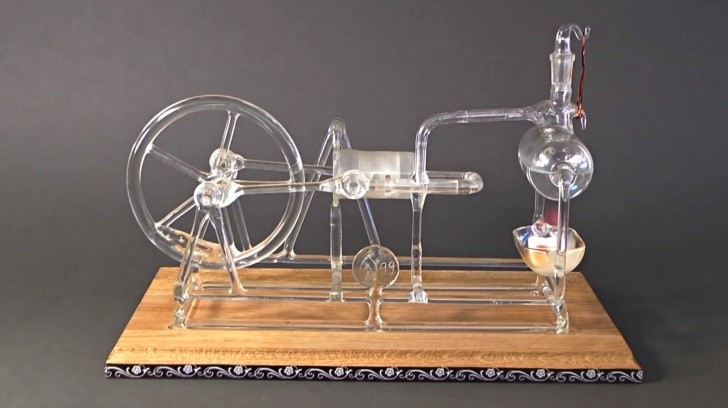 glass steam engine