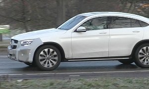 GLC 300 Coupe Facelift Could Be the Last Prototype Filmed in 2018