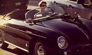 "Glee" Star Chord Overstreet Looks Cool in Porsche 356
