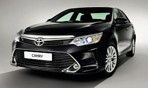 Global Toyota Camry Facelift Unveiled at Moscow