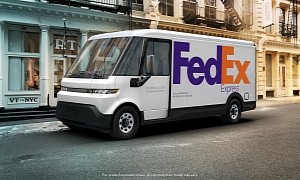 GM BrightDrop EV600 Electric Delivery Van Revealed With FedEx Express Livery