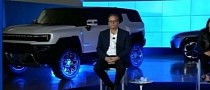 GM Casually Reveals GMC Hummer EV SUV as Backdrop During Presentation