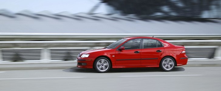2003-2008 Saab 9-3 Sport Sedan, one of the cars recalled by GM because of Takata