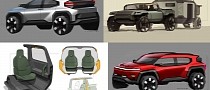 GM Design Compact SUV, Truck Ideations Give Rugged Trailblazer, Hummer EV Feel
