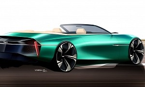 GM Design Shares Minty Open Top Caddy Sketch, Are They Ready for an Electric XLR?