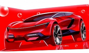 GM Design Sketches Red Hot Chevy SUV, Camaro and Corvette Fans Are Stoked