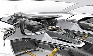 GM Designer Sketches Space Age Interior, Could This Be the Next-Gen Chevrolet Camaro?