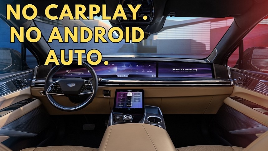 The new Cadillac Escalade IQ runs on Android Automotive