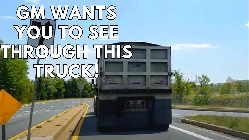 Large trucks can block your field of view