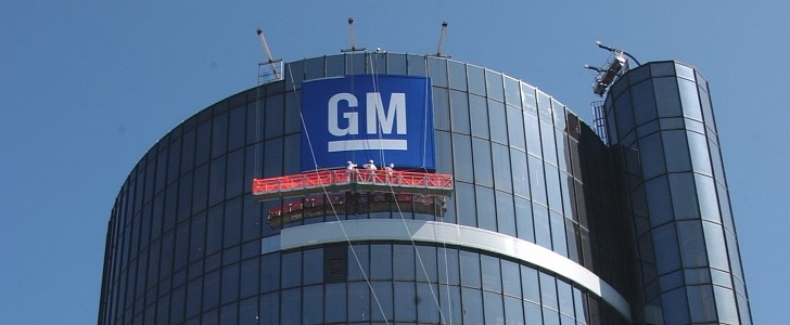 General Motors world headquarters in Detroit, Michigan