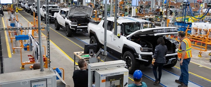 GM factory zero production line