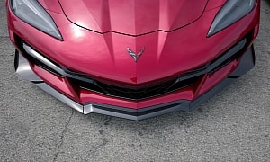 GM Produced Certain 2024 Corvette Z06 Vehicles With Incorrect Front Splitters