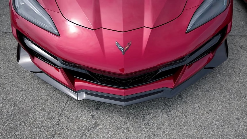  2024 Corvette Z06 With Incorrect Front Splitter