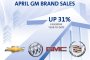 GM Sales Up 20 Percent in April