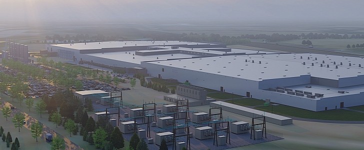 Ultium Spring Hill, Tennessee facility rendering