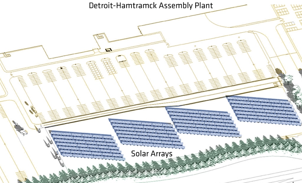 Detroit-Hamtramck to charge from the sun