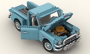 GMC Blue Chip Classic Truck Didn’t Get LEGO’s Blessing, and It’s a Pity