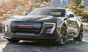 GMC Electric Muscle Car Design Idea Wants a Piece of the Dodge Charger Daytona SRT