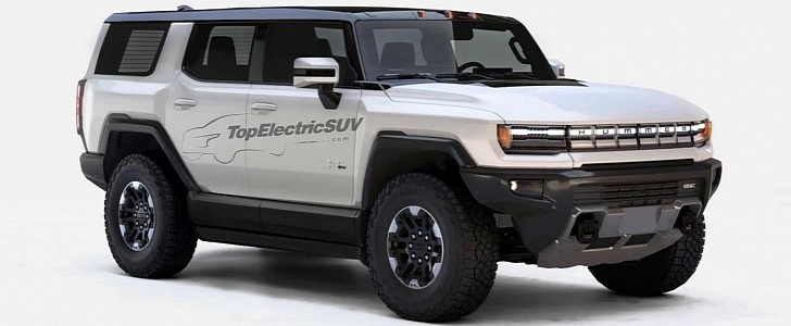 GMC Hummer SUV rendering by Top Electric SUV