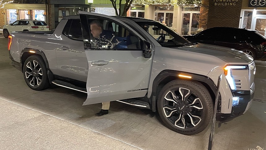 The GMC Sierra EV Denali was spotted in public for the first time