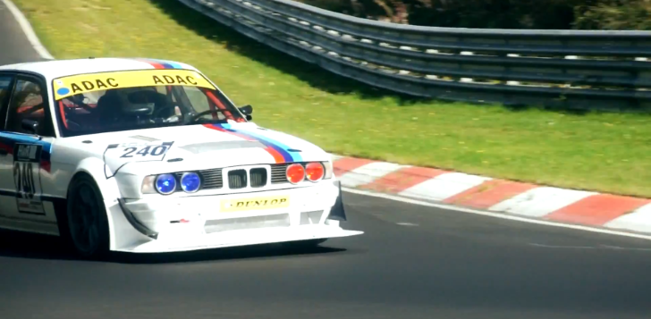 BMW E34 M5 on the Nordschleife