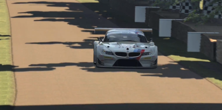 BMW Z4 GT3 on the Goodwood Hill