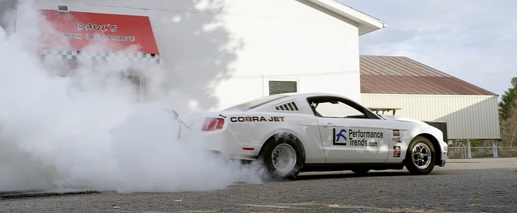 Godzilla V8-Engined Ford Mustang Cobra Jet 