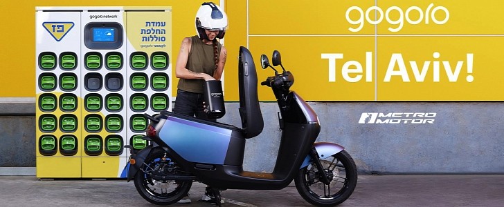 Gogoro brings its battery swapping network to Tel Aviv