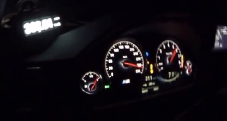 BMW M3 at 311 km/h