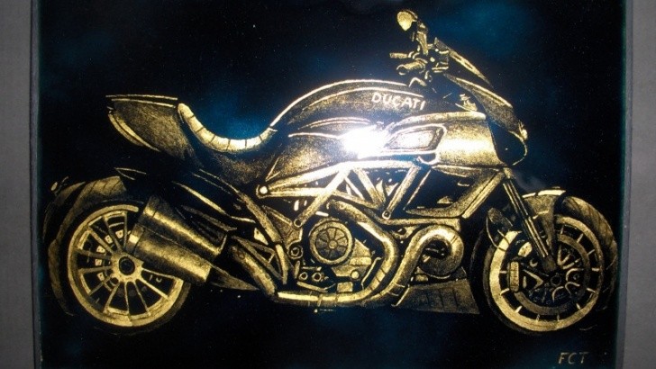 Gold and Enamel Bikes Made by Monks