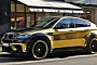 Gold BMW X6 Hamann Supreme Edition