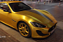 Gold Maserati Sports Swarovski Bling in Dubai
