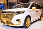Gold-Plated Roewe iMAX8 Is One Way to Make a Minivan Stand Out