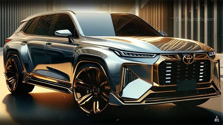 2025 Toyota Crown SUV rendering by TheAutoReport