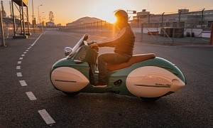 Golden Age Streamliner Concept Turns Your BMW C 400 X Scooter Into an Art Deco Masterpiece