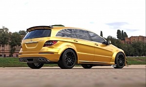 Golden Mercedes-Benz R 63 AMG Thinks CGI Black Series Would Make It Collectible