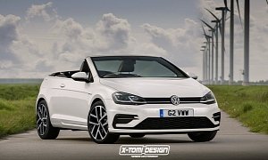 Golf 7.5 Cabriolet Rendering Joins the VW Facelift Party