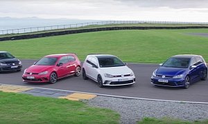 Golf GTI, GTD, GTE, R, Edition 40 and Clubsport S Do Track Battle