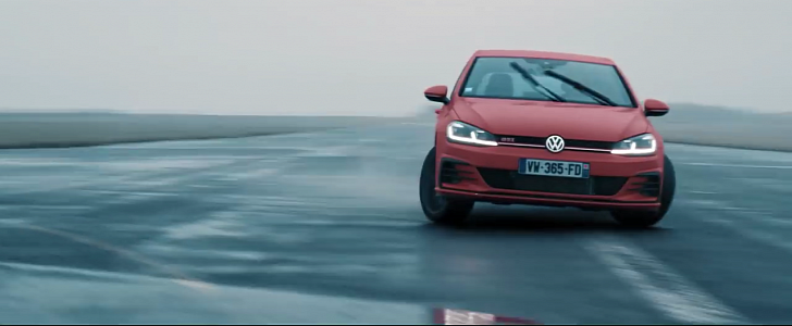 Golf GTI Safety Features Used to Stop Criminals in Weird French Commercial